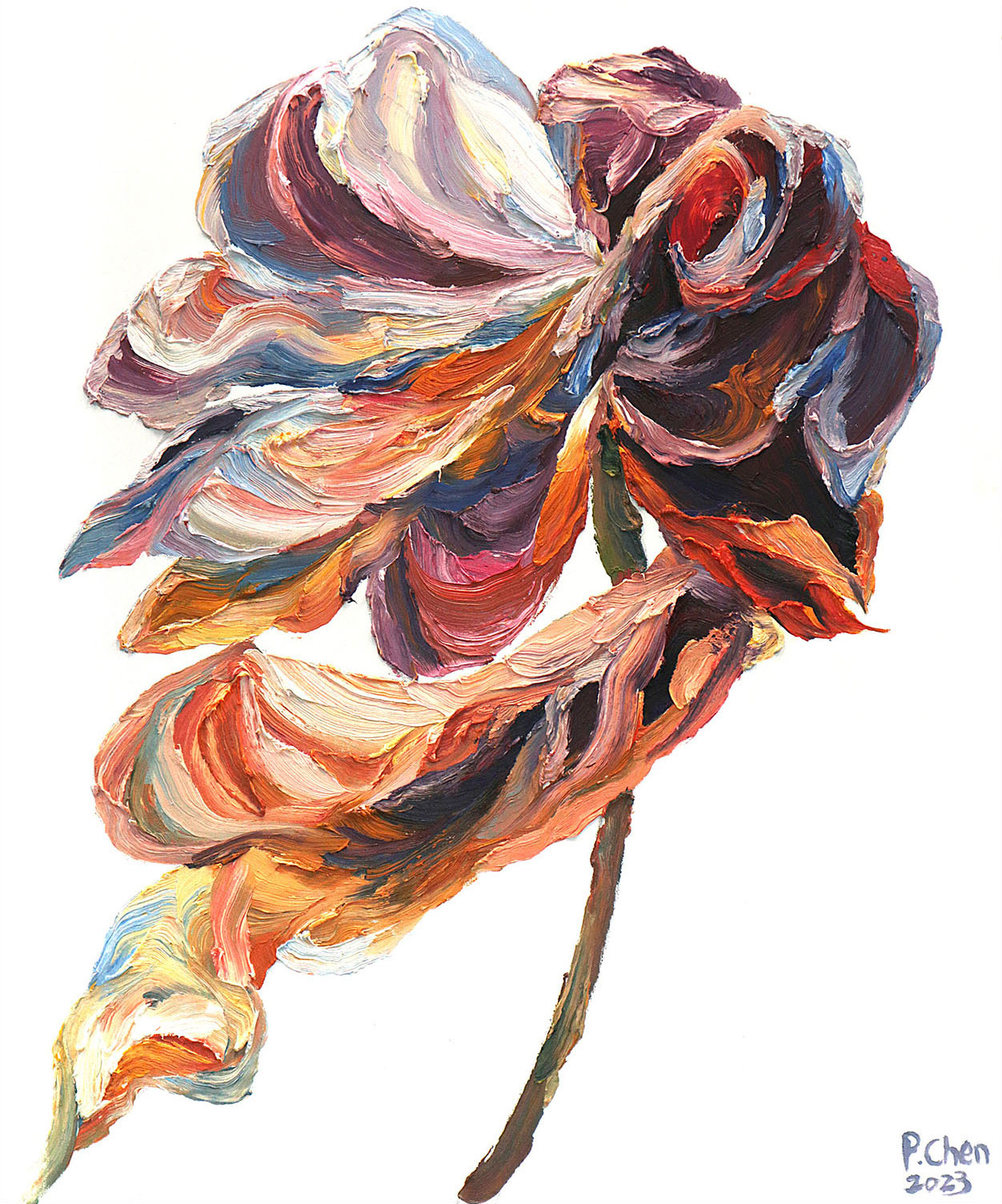 2022_Sunset_Oil_on_Canvas